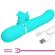 Pretty Love - Multifunction Rabbit Vibrator 4 In 1 Butterfly Aqua Green