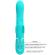 Pretty Love - Multifunction Rabbit Vibrator 4 In 1 Butterfly Aqua Green