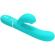 Pretty Love - Perlita Multifunction 3 In 1 G-Spot Vibrator Aqua Green