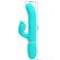 Pretty Love - Rabbit Vibrator With Licking Aqua Green