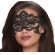 Queen Lingerie - Wide Black Lace Mask