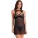 Livco Corsetti Fashion - Krolina Lc 90734 Chemise + Thong Black