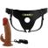 Pretty Love - Marion Harness Universal Briefs With Vibration Dildo 19 CM Brown