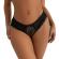 Subblime - Floral Lace Panty With Straps Detail Black