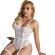 Subblime - Teddy With Garter Strap Detail Chest White