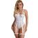 Subblime - Teddy With Garter Strap Detail Chest White