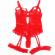 Subblime - Teddy With Garter With Lace Detail and Strips Red