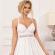 Subblime - Babydoll V Neckline With Bow Detail White