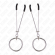 Kink - Thin Nipple Clamps With O-Ring 7 CM