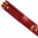 Kink - Wine Red Adjustable Necklace With Golden Details 29-42.5 CM X 4 CM