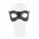 Kink - Leatherette Mask Model 2 23 X 7.5 CM