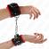 Kink - Fur Lined Wrist Restraints With Square Holes Red and Black Belt Adjustable 17-29 CM X 6 CM