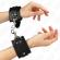 Kink - Lockable Dungeon Wrist Restraints Black Adjustable 21-28 CM X 5.5 CM