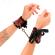 Kink - Scandal Wrist Restraints Red-Black Lace Details 24.5 CM X 6.5 CM