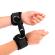 Kink - Neoprene Hook&loop Fastener Wrist Restraints Black Adjustable 22-34 CM