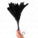 Kink - Black Maids Horn Shaped Tickle Chicken Feathers 36 CM