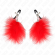 Kink - Feather Nipple Clamp Red 7 CM