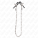 Kink - Bead Chain Nipple Clamps 30 CM