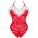 Livco Corsetti Fashion - Santas Lace Lady Body Crotchless Christmas