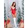 Livco Corsetti Fashion - Santas Lace Lady Body Crotchless Christmas