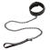 Calexotics - Nocturnal Collar & Leash Leather Adjustable Black