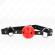 Kink - Hollow Hard Red Ball 4.5 CM Gag Model 1 63.5 X 2 CM