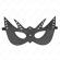 Kink - Bat Mask With Rivets 23 X 15 CM