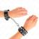 Kink - Wristbands With Double Line of Adjustable Studs Black