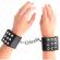 Kink - Wrist Restraints With Snap Fasten Black Adjustable 19-24 CM X 5.5 CM