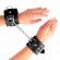 Kink - 3 D-Ring Wrist Restraints Adjustable Black 17.5-25 CM X 6 CM