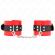 Kink - Wrist Restraints Red With Black Belt Adjustable 17-28 CM X 6 CM