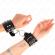 Kink - O-Ring Locked Wrist Restraints Black Adjustable 20-28 CM X 5.5 CM