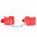 Kink - Simple Wrist Restraints Red Adjustable 20-23 CM X 5.5 CM