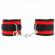 Kink - Nylon Bind Hook&loop Wrist Restraints Red-Black Model 2 Adjustable 18-35 CM X 6 CM