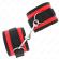 Kink - Nylon Bind Hook&loop Wrist Restraints Red-Black Model 2 Adjustable 18-35 CM X 6 CM