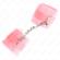 Kink - Beginner Fur Hand Cuffs Pink 30 X 7 CM