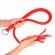 Kink - Snake Whip With Red Hand Ring 65 CM