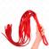 Kink - Red Short Handle Long Tail Whip 70 CM