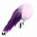 Kink - Anal Plug Size M 8 X 3.5 CM With Synthetic Tail 40 CM Purple