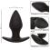 Calexotics - Rock Bottom Perfect Anal Plug 10 Vibrations Silicone Black