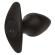 Calexotics - Rock Bottom Perfect Anal Plug 10 Vibrations Silicone Black