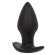 Calexotics - Rock Bottom Perfect Anal Plug 10 Vibrations Silicone Black