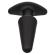 Calexotics - Rock Bottom Tapered Anal Plug 10 Vibraciones Silicone Black