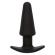 Calexotics - Rock Bottom Tapered Anal Plug 10 Vibraciones Silicone Black