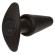 Calexotics - Rock Bottom Tapered Anal Plug 10 Vibraciones Silicone Black