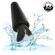 Calexotics - Rock Bottom Tapered Anal Plug 10 Vibraciones Silicone Black