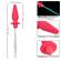 Calexotics - Southern Lights Light Up Anal Plug 10 Vibrations Silicone Pink