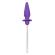 Calexotics - Southern Lights Light Up Anal Plug 10 Vibrations Silicone Purple