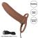 Calexotics - Maxx Thick Dual Penetrator 10 Vibrations Brown