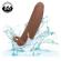 Calexotics - Maxx Thick Dual Penetrator 10 Vibrations Brown